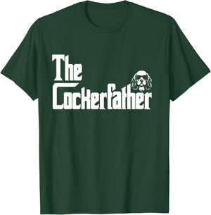 The CockerFather Cocker Spaniel Dog Dad Shirt Homme Cadeaux Manche Longue T-Shirt - T-Shirt | Forest