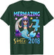 Mermaid Birthday Shirt 7 Years Old Mermaid 7th Birthday Girl T-Shirt - T-Shirt | Forest