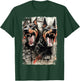 Hip Hop Streetwear Fashion Vintage Women Men Dog Doberman T-Shirt - T-Shirt | Forest