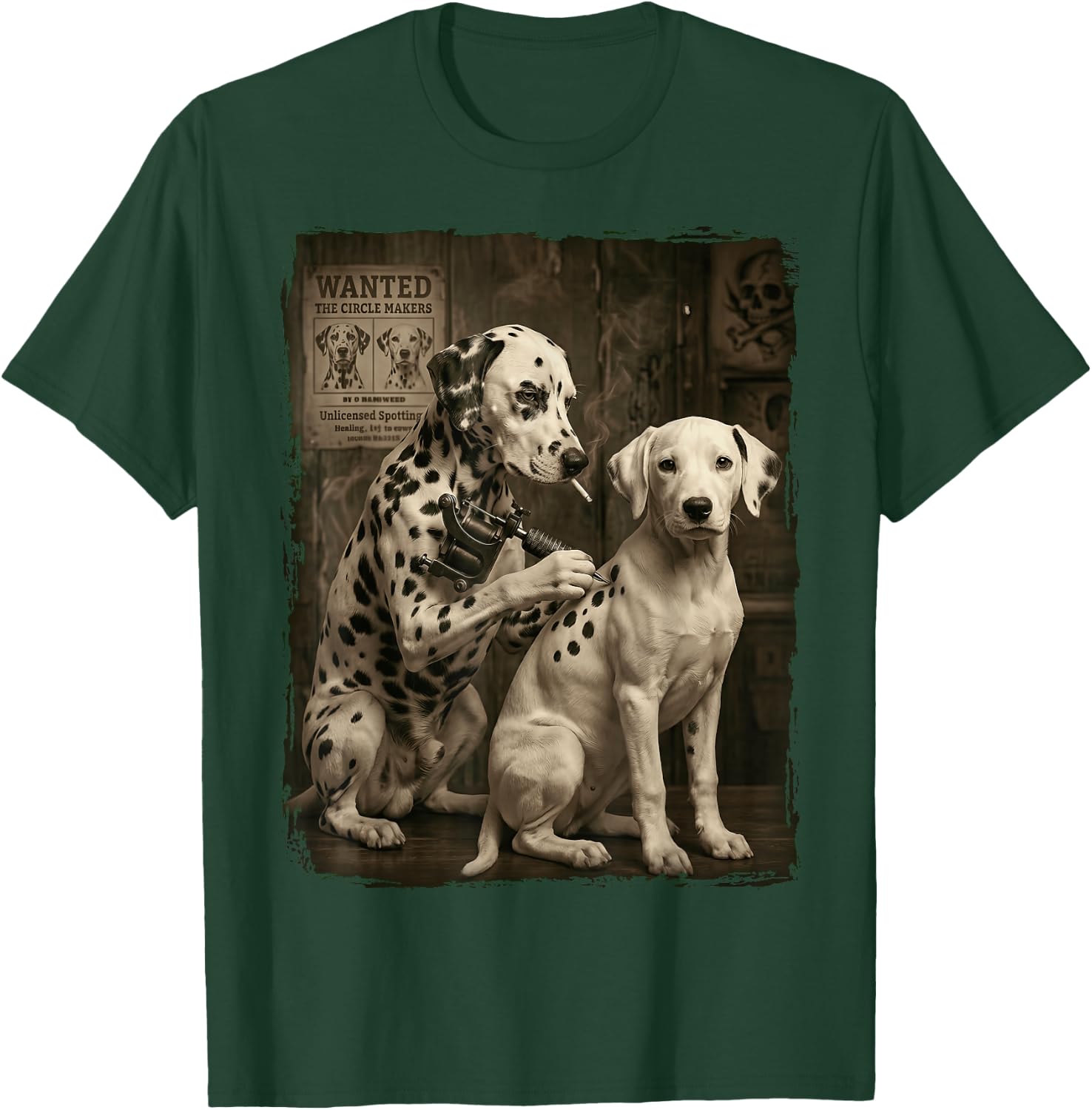 Dalmatian Tattoo T-Shirt - T-Shirt | Forest