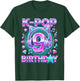 K-Pop 9. Geburtstag Mädchen 9 Jahre alt koreanische Musik T-Shirt - T-Shirt | Forest
