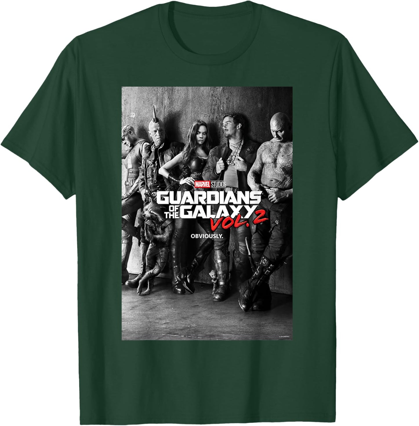 Marvel Guardians of The Galaxy Vol. 2 Group Shot Poster T-Shirt - T-Shirt | Forest