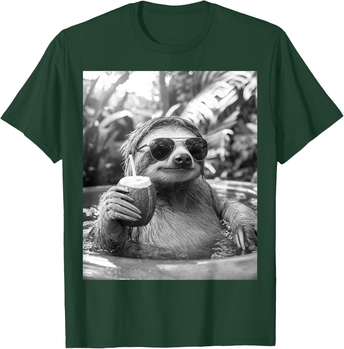 Cool Sloth Selfie T-Shirt - T-Shirt | Forest