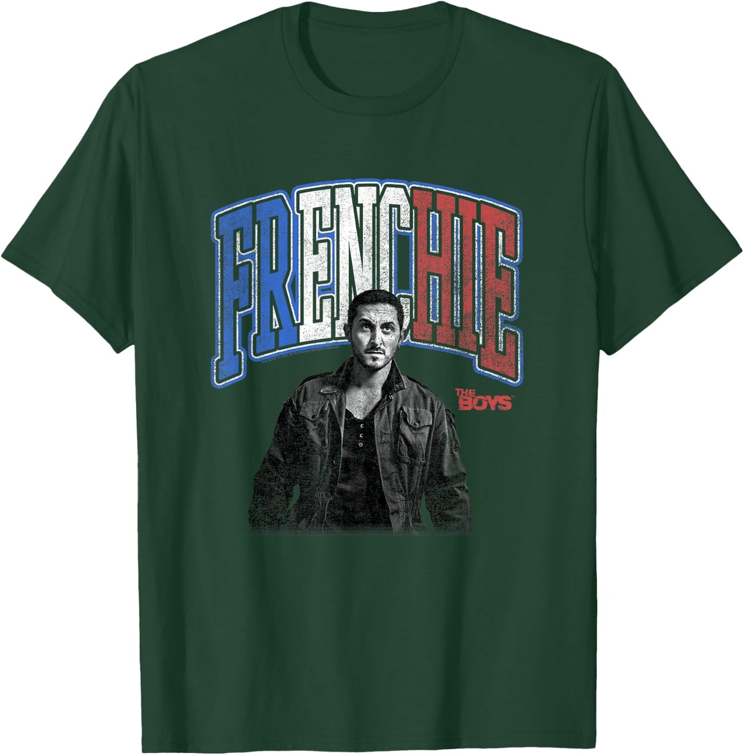 The Boys Frenchie Flag Photo T-Shirt - T-Shirt | Forest