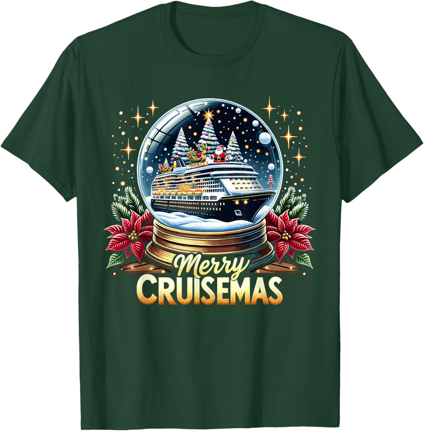 Merry Cruisemas - Cruise Mas T-Shirt - T-Shirt | Forest