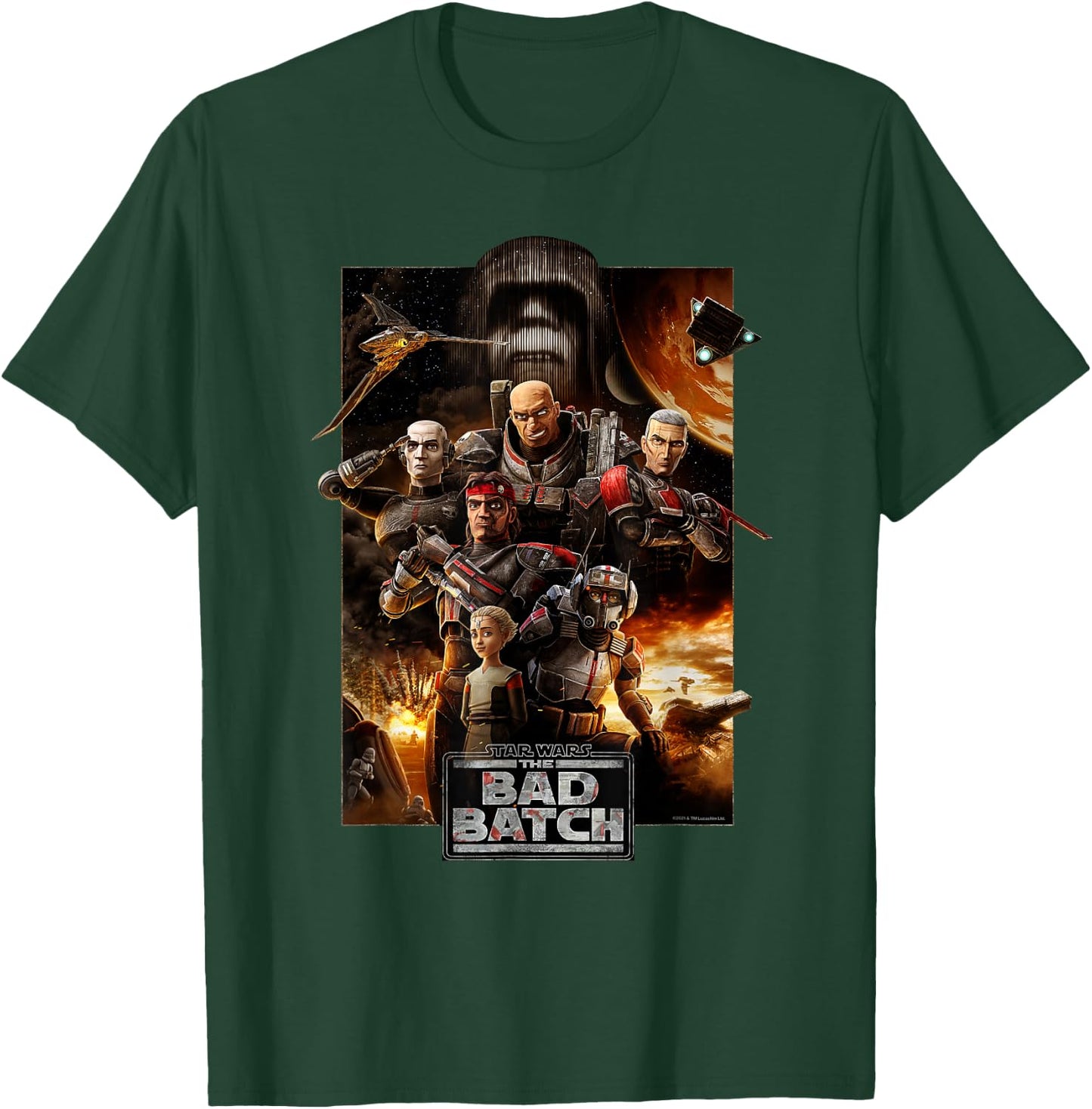 Star Wars The Bad Batch Series Poster T-Shirt - T-Shirt | Forest