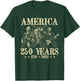 250 Anniversary Founding Fathers Band 250 Years USA America T-Shirt - T-Shirt | Forest