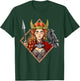 Freya Norse Mythology Goddess Viking Warrior Pagan T-Shirt - T-Shirt | Forest