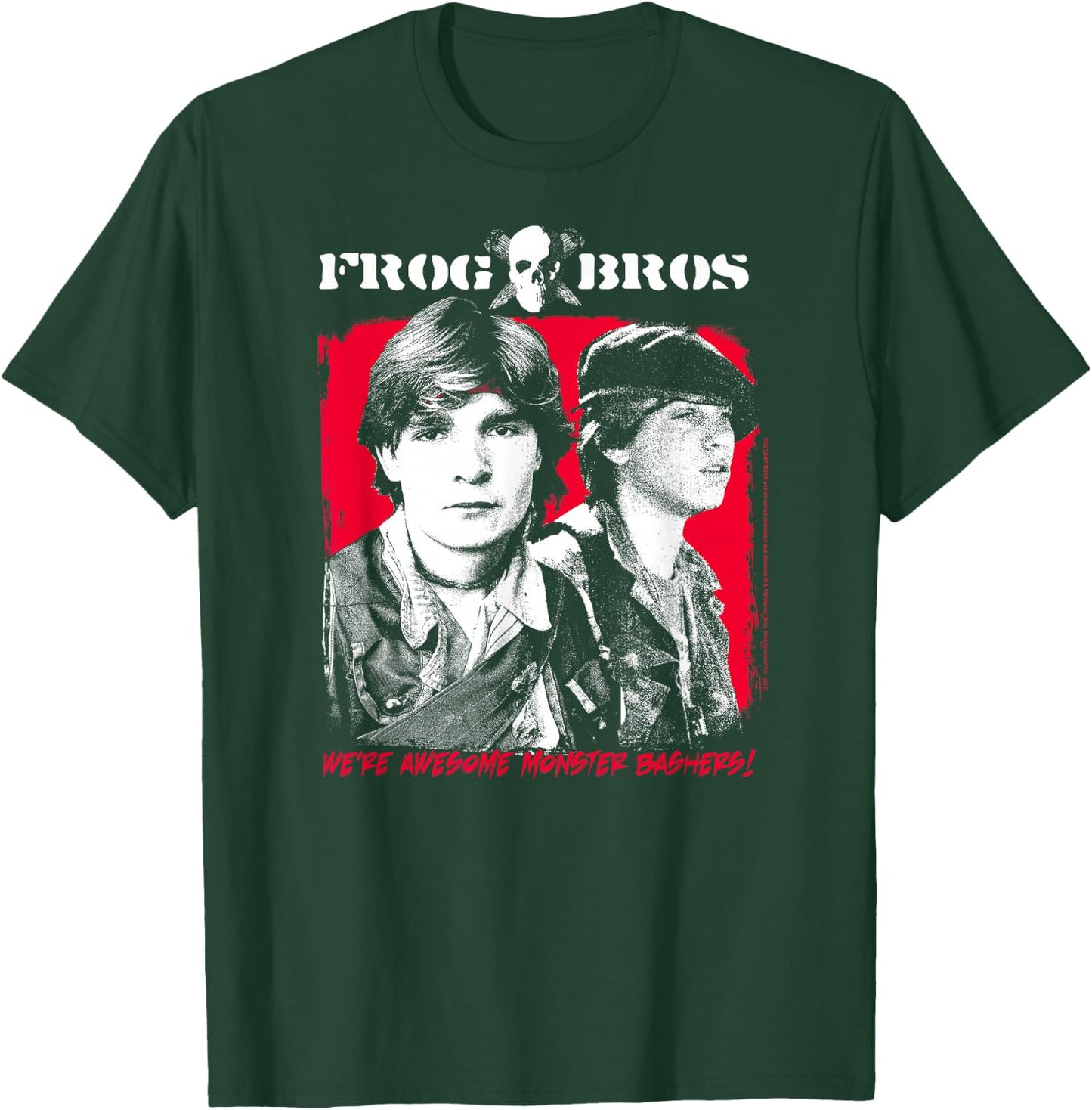 The Lost Boys Frog Brothers Monster Bashers Small T-Shirt - T-Shirt | Forest