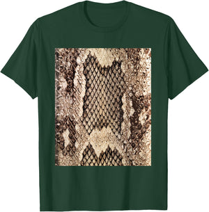 Snakeskin Print - Snake Reptile Animal Rattlesnake T-Shirt - T-Shirt | Forest