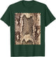 Snakeskin Print - Snake Reptile Animal Rattlesnake T-Shirt - T-Shirt | Forest