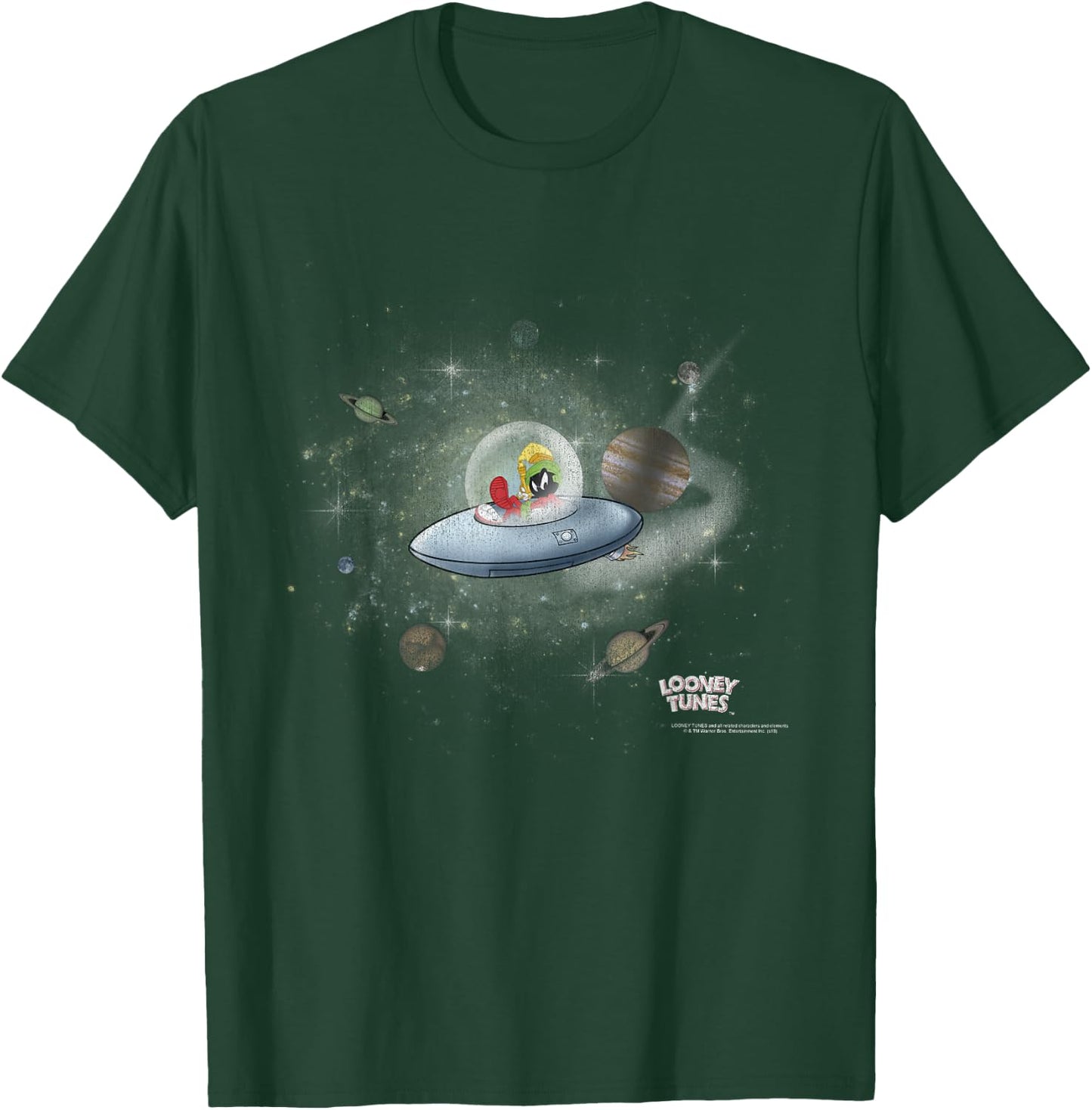 Looney Tunes Marvin The Martian In Flight T-Shirt - T-Shirt | Forest