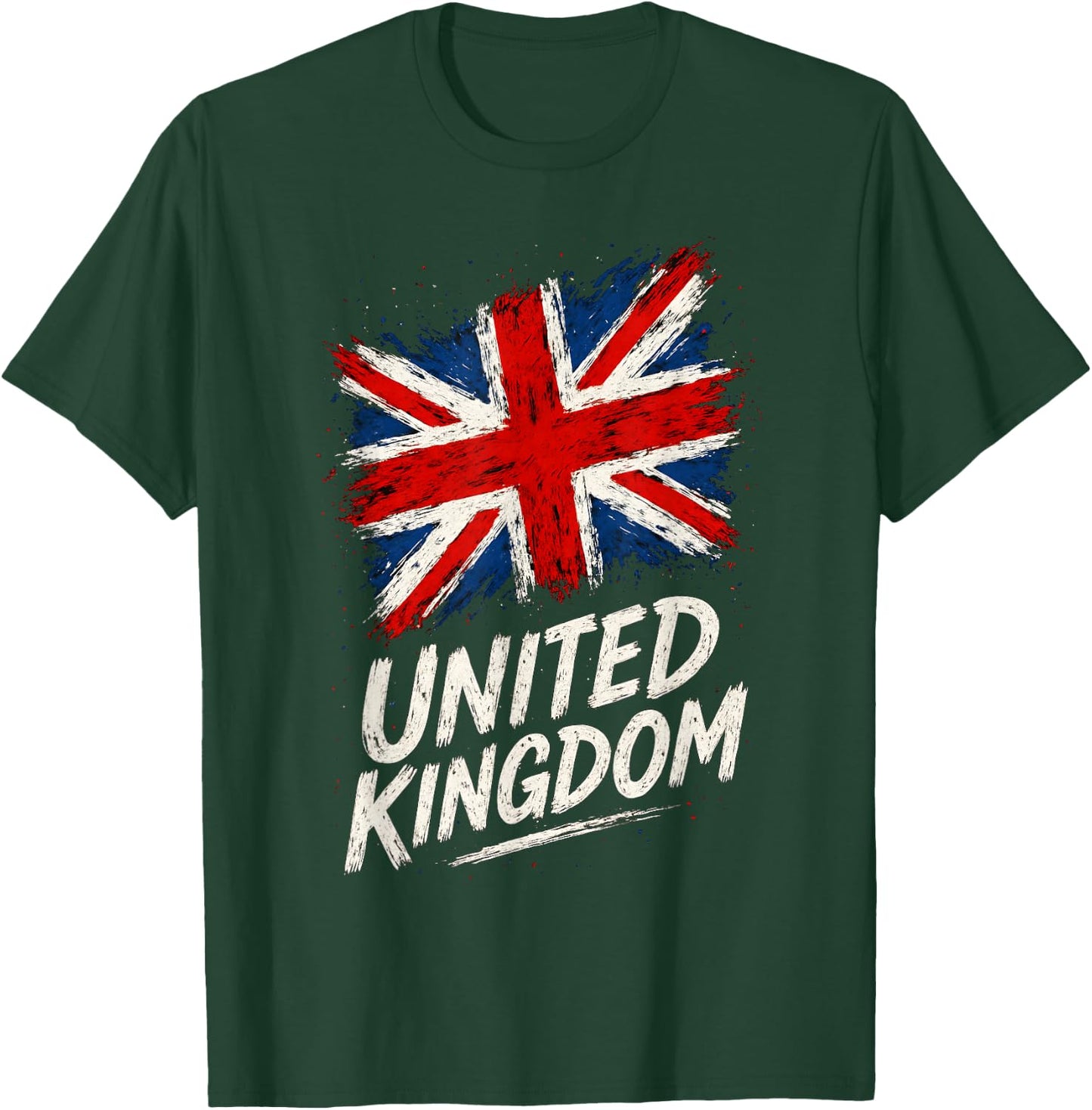 United Kingdom UK Flag T-Shirt - T-Shirt | Forest