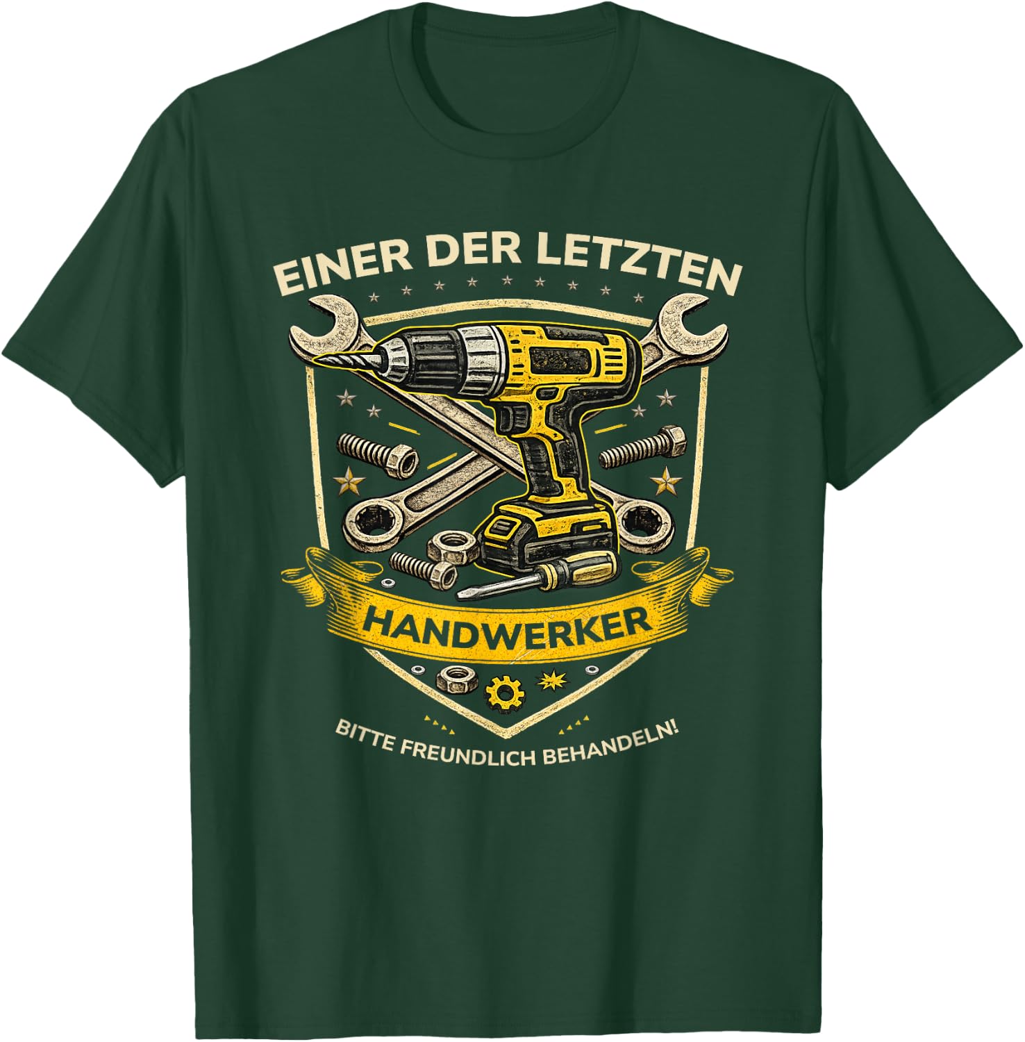 Handwerker Geschenk Mann Papa – Einer der letzten Handwerker T-Shirt - T-Shirt | Forest