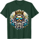 Poseidon Gangsta Costume Trident God Ancient Greek , black T-Shirt - T-Shirt | Forest