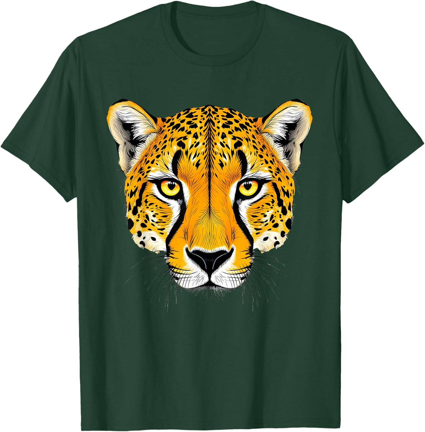 Cool Cheetah Art Women Kid Zoo Animal Safari Cheetah T-Shirt - T-Shirt | Forest
