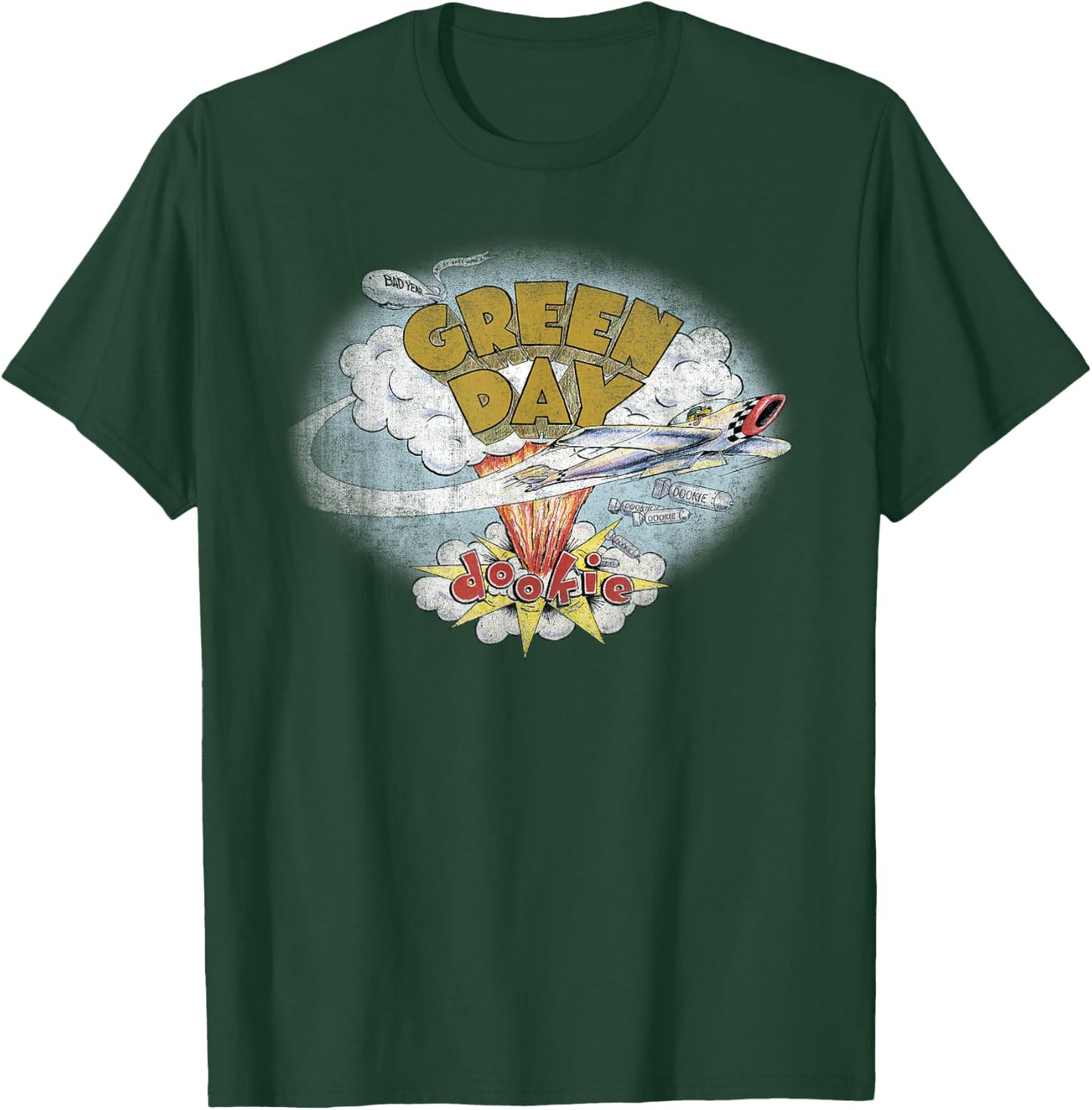 Green Day Fresh Dookie , black T-Shirt - T-Shirt | Forest