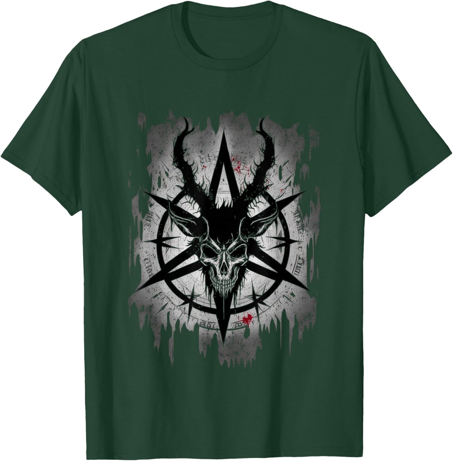 gothic aesthetic Occult Unholy grunge Emo Punk Satanic T-Shirt - T-Shirt | Forest