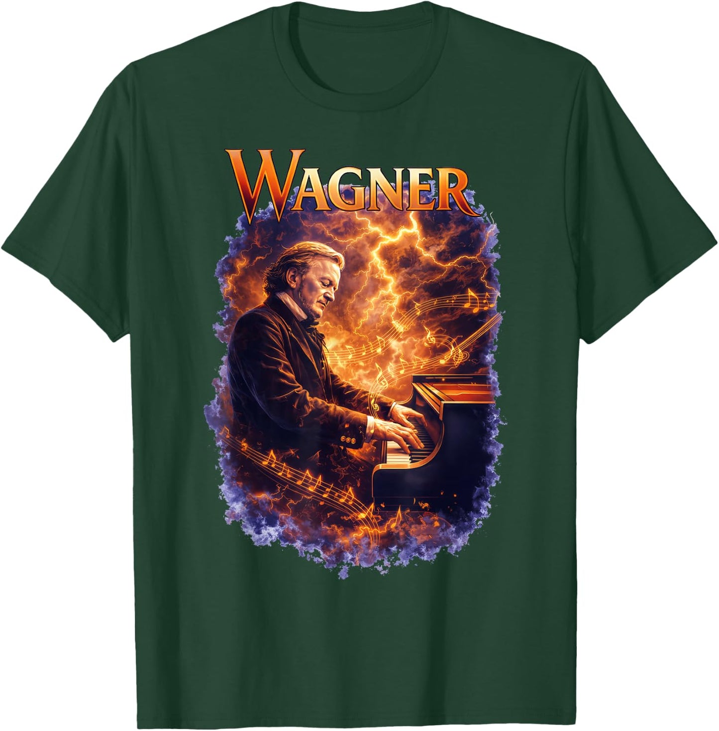 Richard Wagner Komponist T-Shirt - T-Shirt | Forest