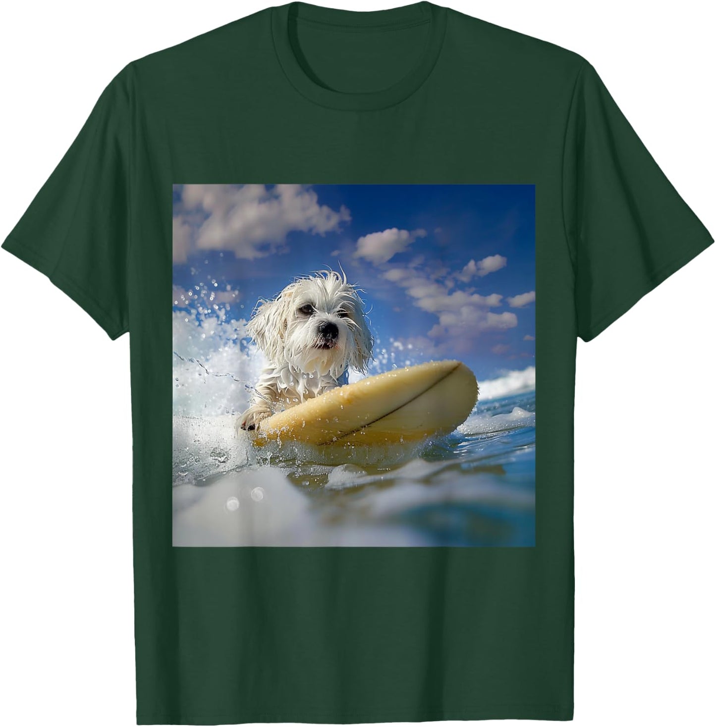 Cotton de Tulear Dog - Cotton de Tulear , Black, S T-Shirt - T-Shirt | Forest