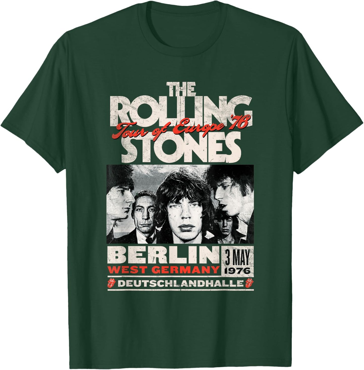 The Rolling Stones Berlin 76 T-Shirt - T-Shirt | Forest