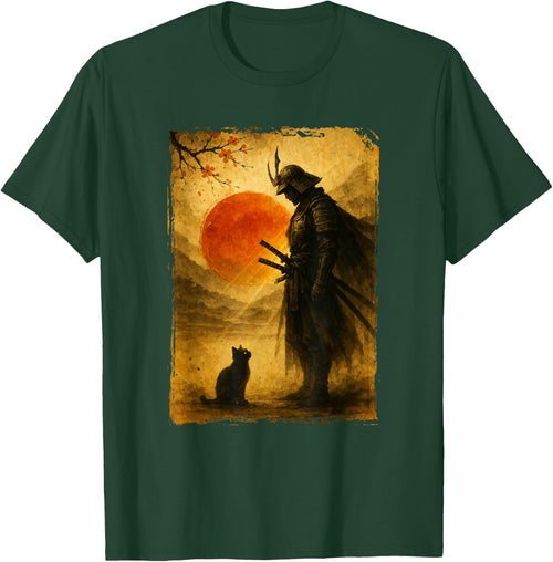 Samurai Warrior and Fighter | Black Cat, Japanese Art Vintage