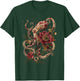 Octopus Floral Vintage Flowers Squid Kraken Scuba Diving T-Shirt - T-Shirt | Forest