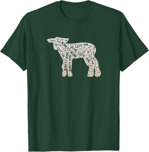 He Left the 99 to Rescue Me Christian Worship T-Shirt - T-Shirt | Forest