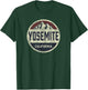 Yosemite Vintage Circle Retro National Park T-Shirt - T-Shirt | Forest