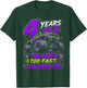 Monster Truck 4th Birthday Shirt 4 Year Old 4th Birthday Boy T-Shirt - T-Shirt | Forest