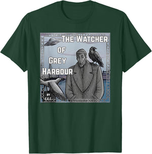 The Watcher of Grey Harbour by Artist CEC T-Shirt - T-Shirt | Forest