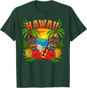Hawaii Holiday Surfing Diving Beach Hawaii Souvenirs T-Shirt - T-Shirt | Forest