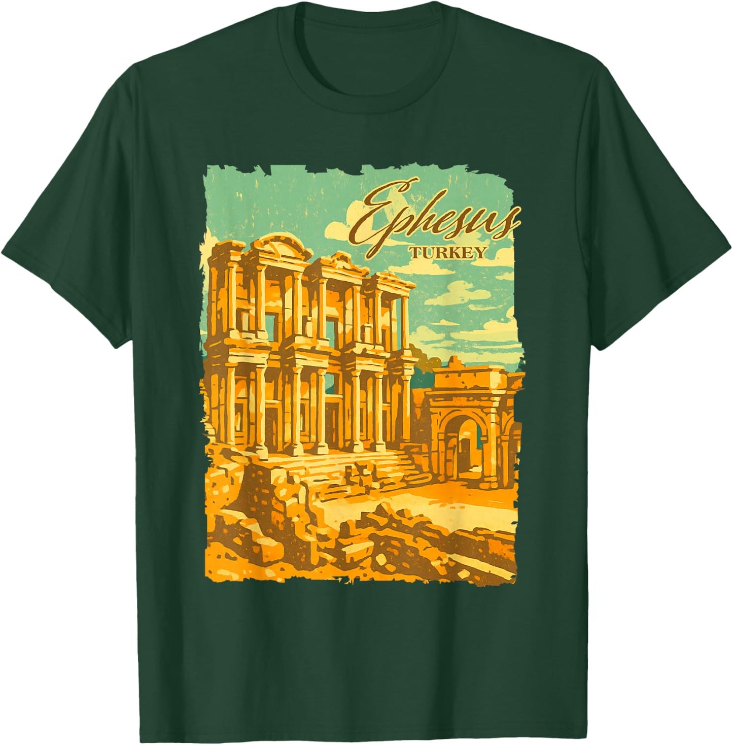 Ephesus Turkey Traveling Trip Meet Me In Ephesus Souvenir T-Shirt - T-Shirt | Forest
