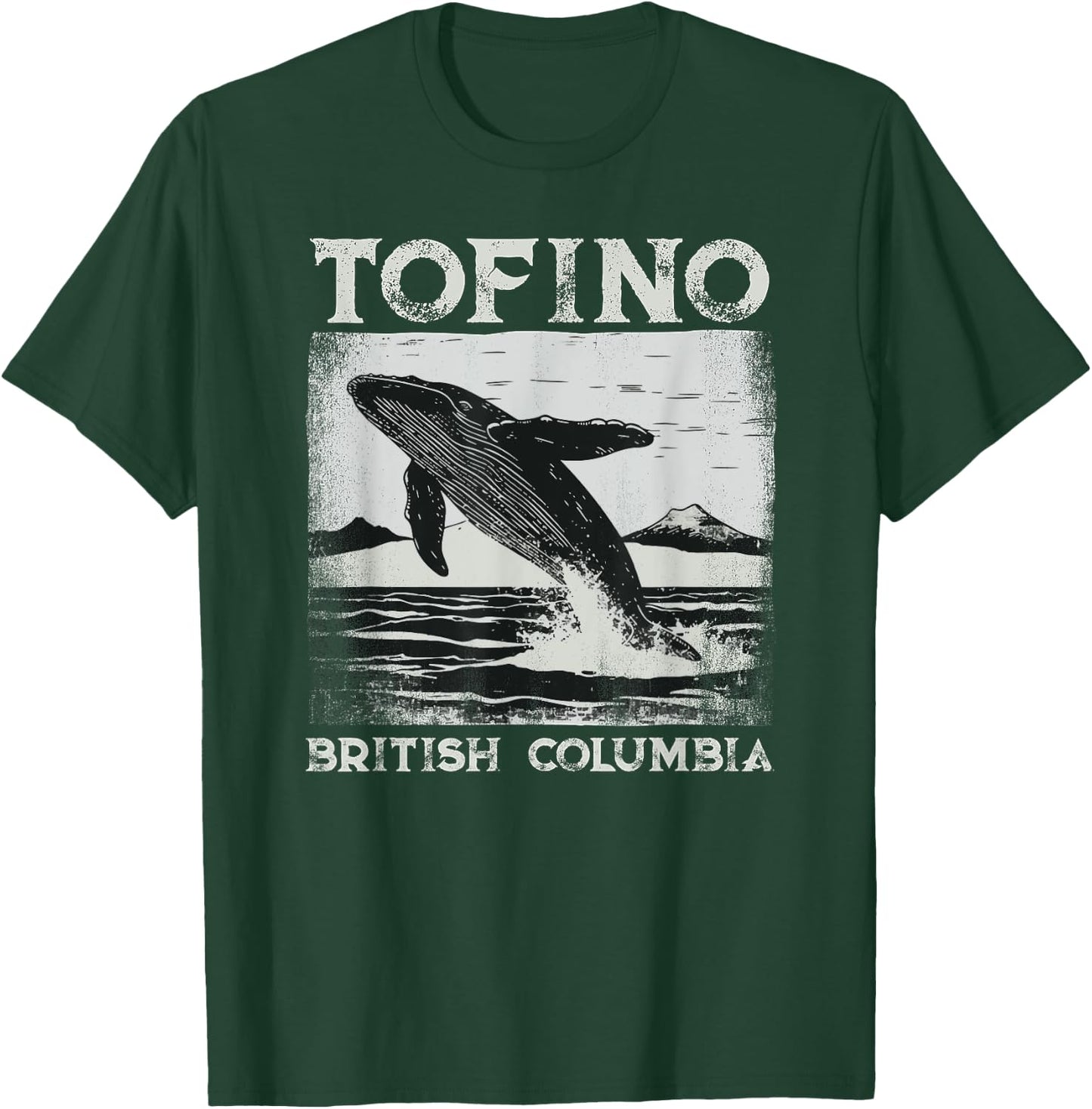 Tofino Colombie-Britannique Baleine grise Île de Vancouver Canada T-Shirt - T-Shirt | Forest