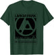 Linkin Park logo in black and white of Zero Box , grey, S T-Shirt - T-Shirt | Forest
