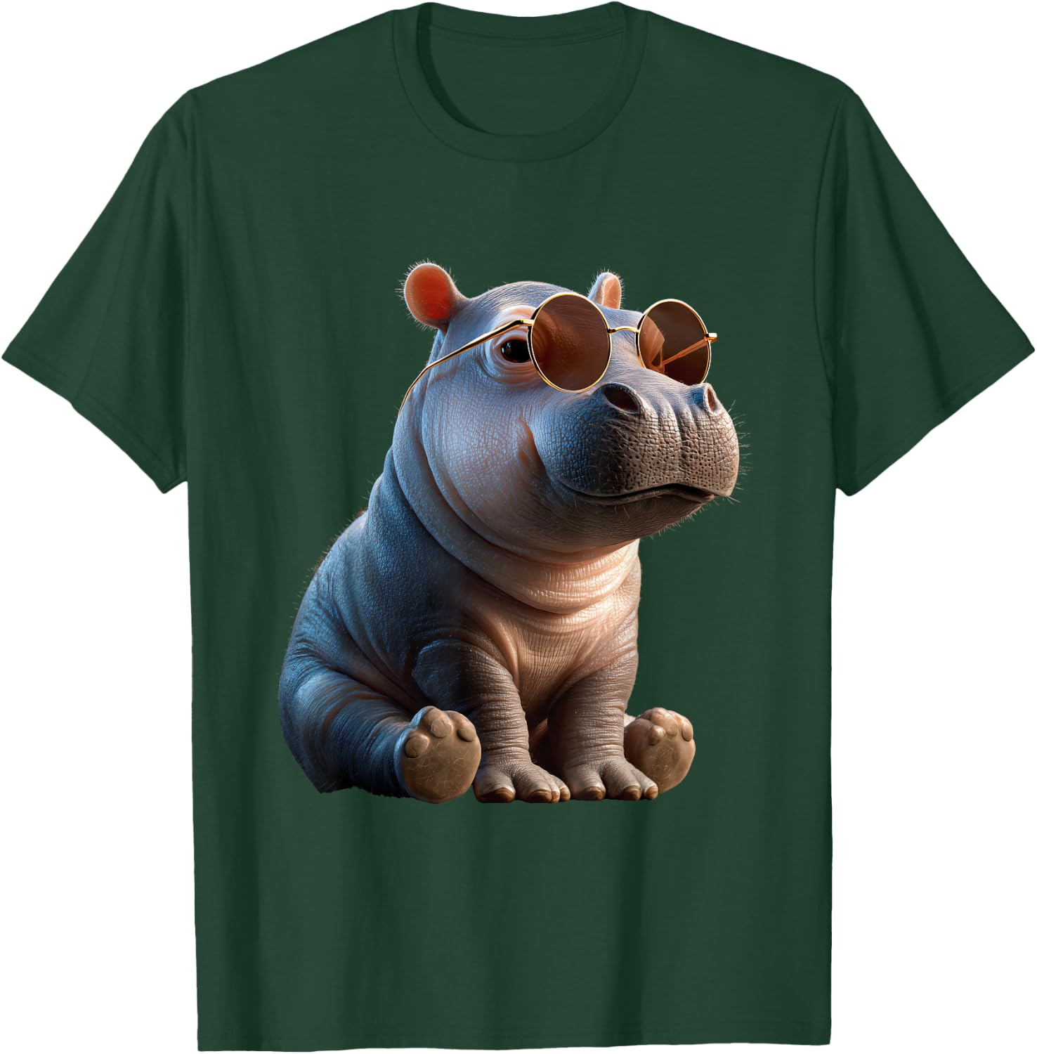 Hippo Hippo Hippopotamus Sweet Hippos T-Shirt - T-Shirt | Forest