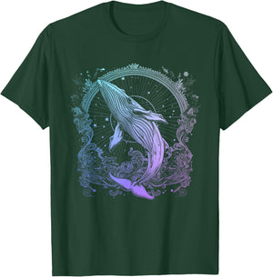 Blue Whale Humpback Whale Lover T-Shirt - T-Shirt | Forest