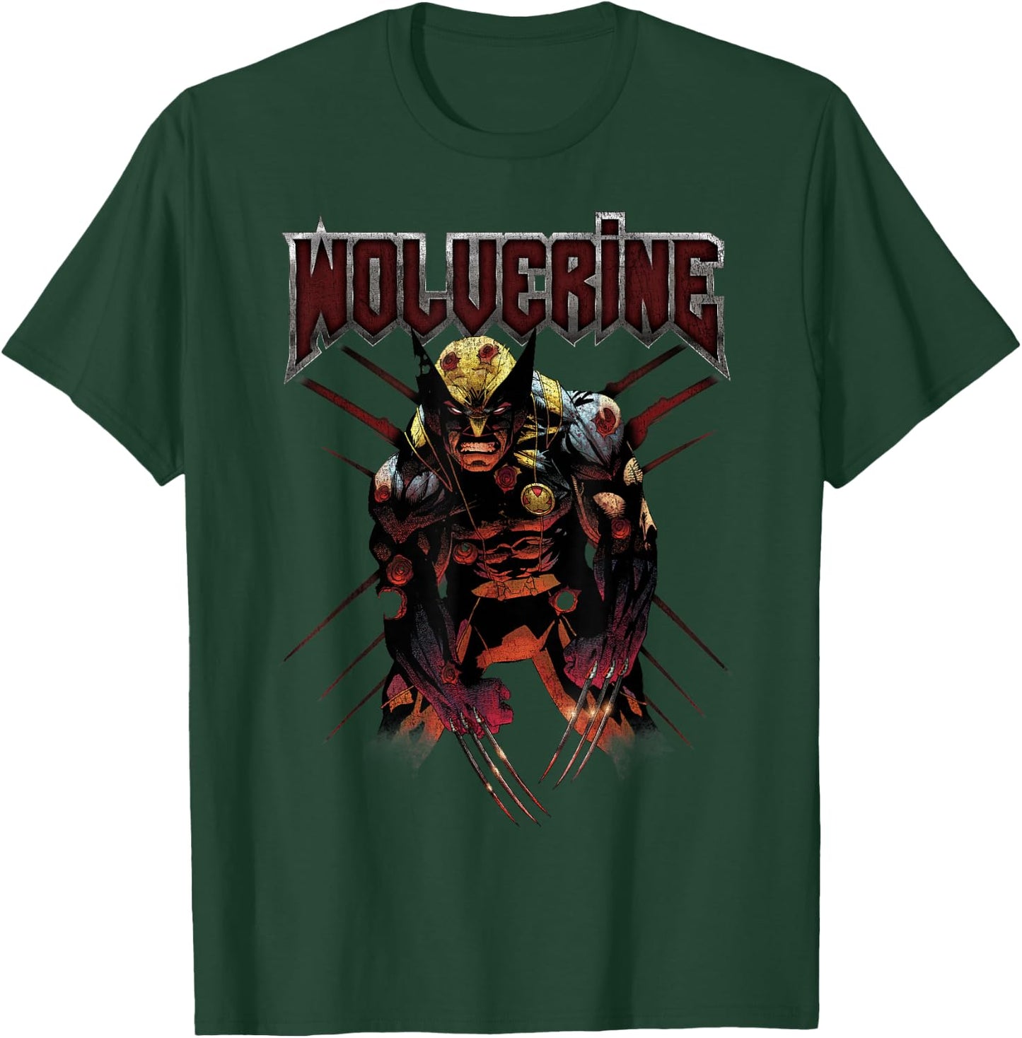 Marvel X-Men Wolverine Epic Regenerative Rock T-Shirt - T-Shirt | Forest