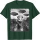 Goose Geese Duck UFO Alien Extraterrestrial Selfie T-Shirt - T-Shirt | Forest