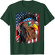 Mexican American Shirt USA Mexican Eagle 4th of July T-Shirt - T-Shirt | Forest