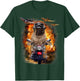 Grumpy Pug Dog Ride Motorcycle Through Battle Men Women Kids T-Shirt - T-Shirt | Forest