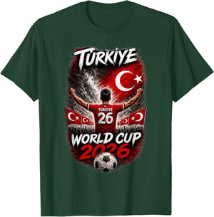 Soccer - WM 2026 Turkey T-Shirt - T-Shirt | Forest