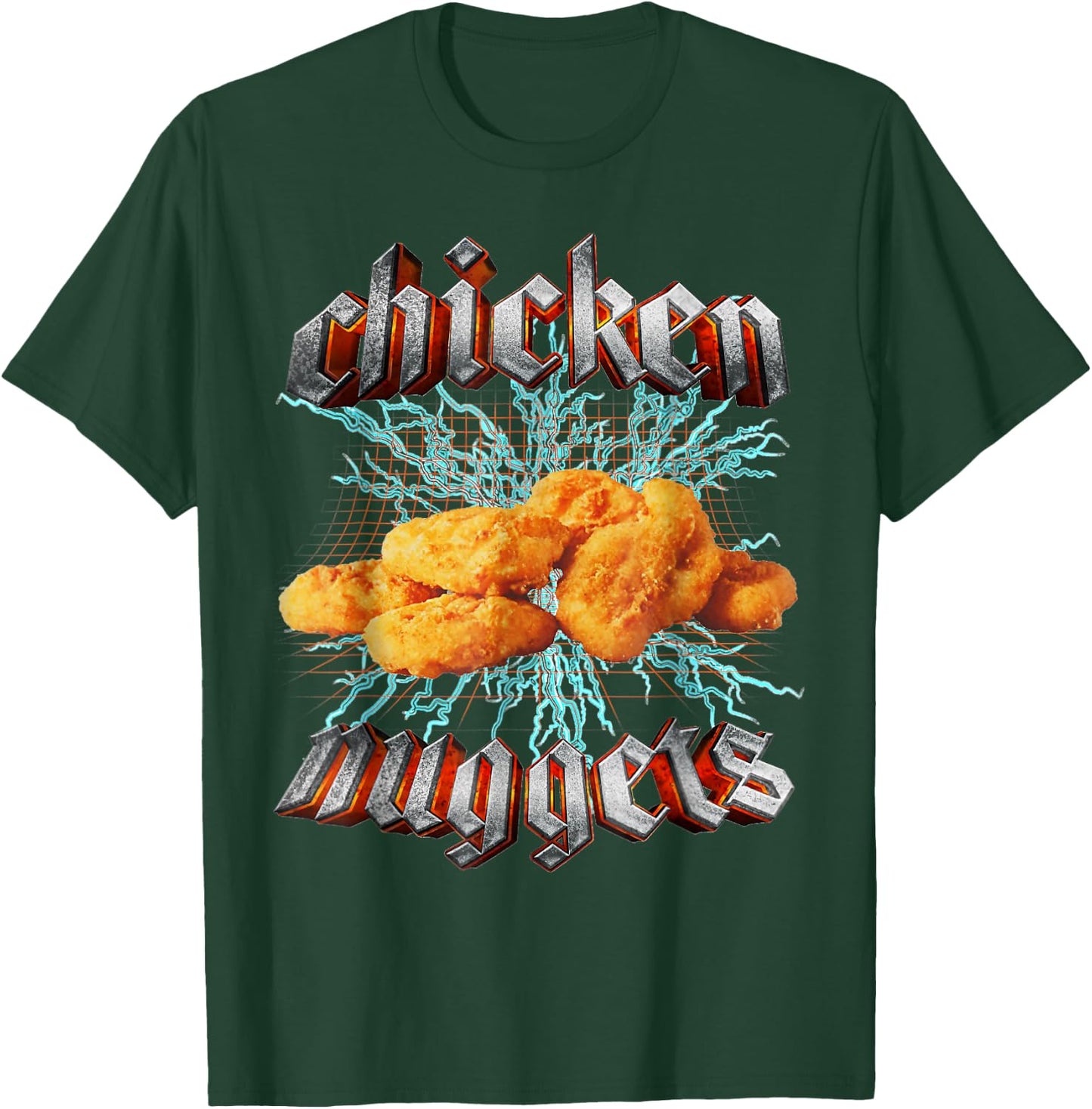 Chicken Nuggets Meme Funny Strange Specific Thanks Meme , black T-Shirt - T-Shirt | Forest