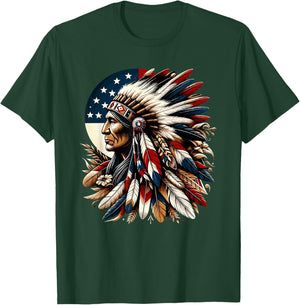 Indian Flag Indian American , Black, S T-Shirt - T-Shirt | Forest