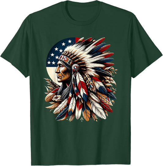 Indian Flag Indian American , Black, S T-Shirt - T-Shirt | Forest
