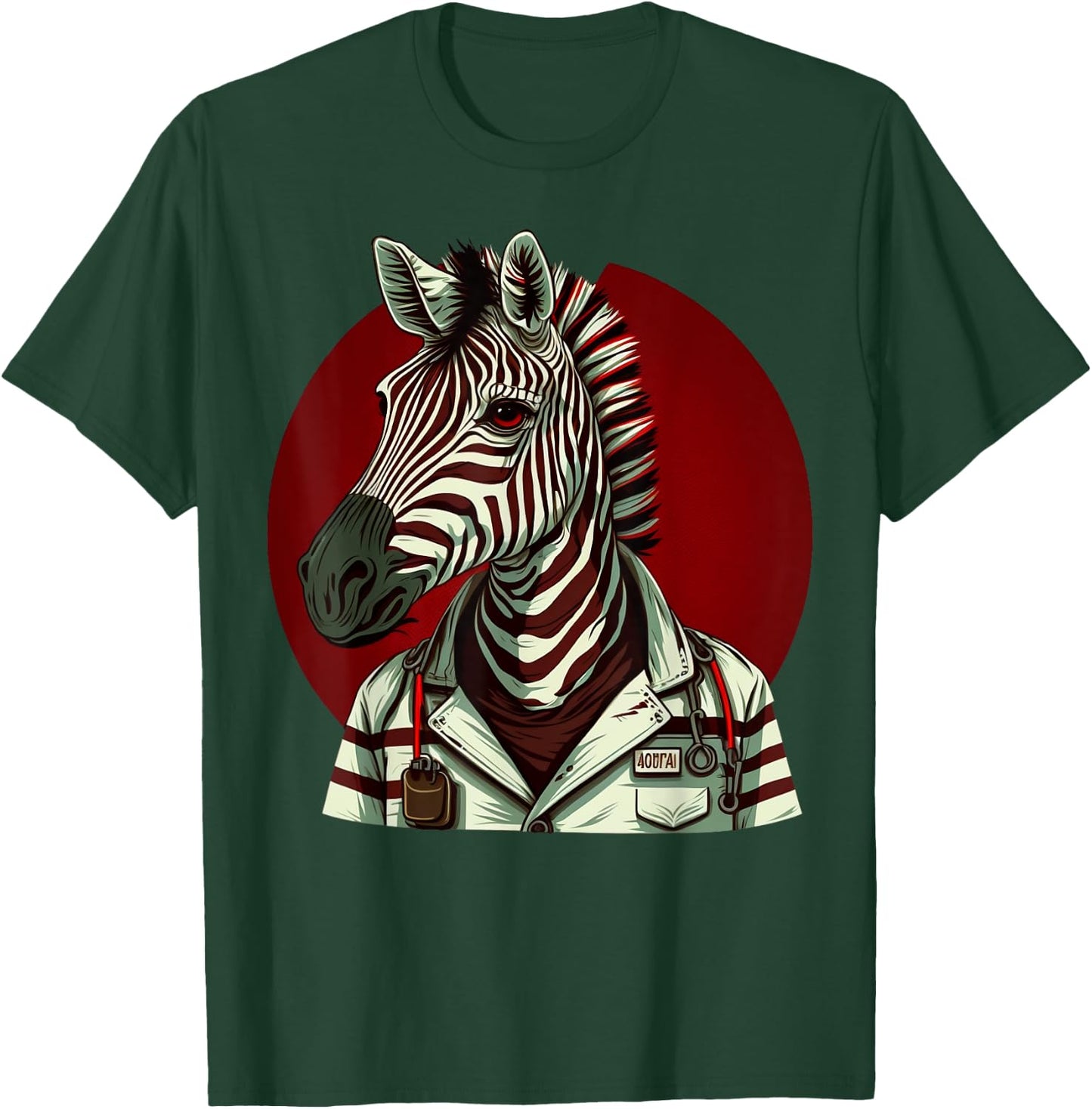 Medical Nursing Zebra on Nurse Zebra T-Shirt - T-Shirt | Forest