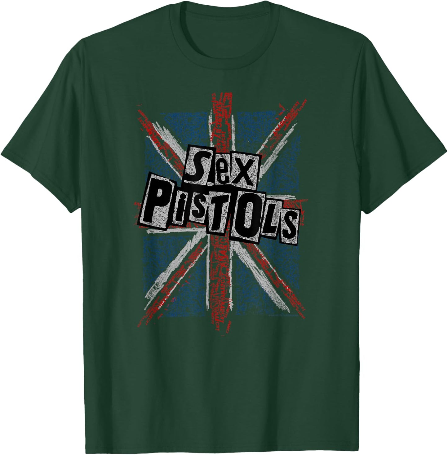 Sex Pistols Anarchy Flag Rock Music Band , black T-Shirt - T-Shirt | Forest