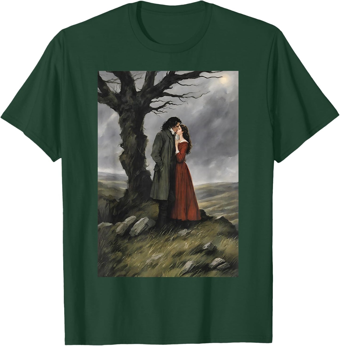 Heathcliff and Catherine: A Wuthering Heights Tribute T-Shirt - T-Shirt | Forest