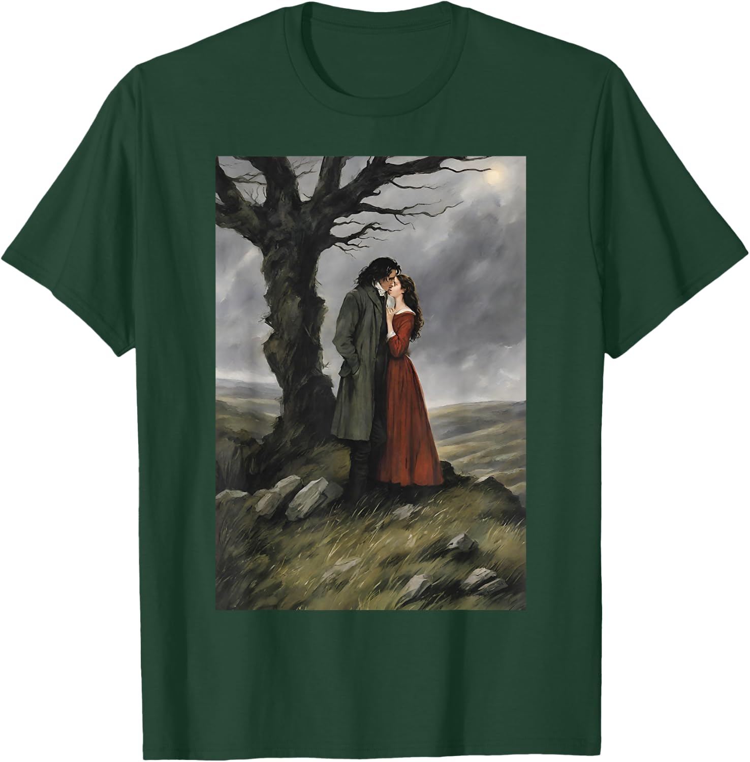 Heathcliff and Catherine: A Wuthering Heights Tribute T-Shirt - T-Shirt | Forest