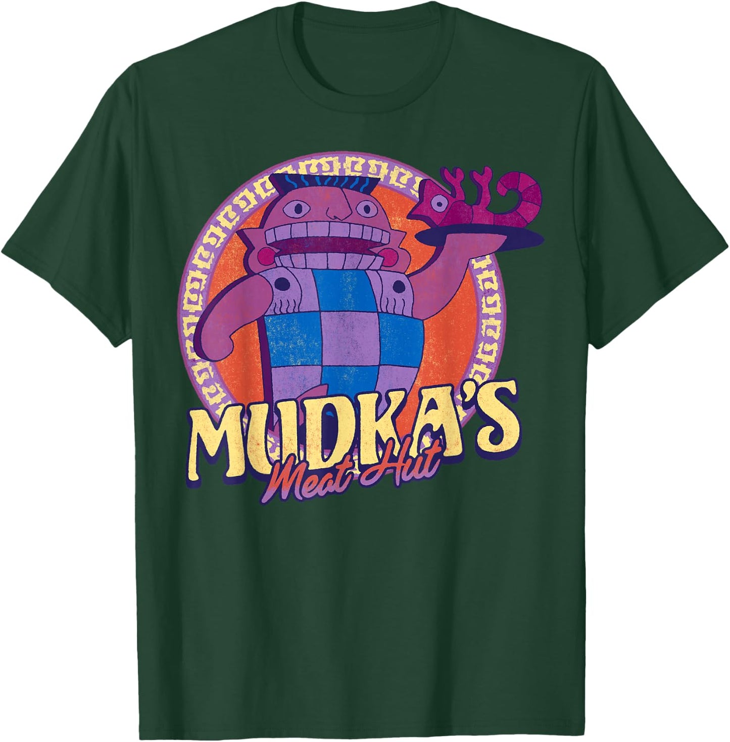 Disney Emperor's New Groove Mudka's Meat Hut Logo T-Shirt - T-Shirt | Forest